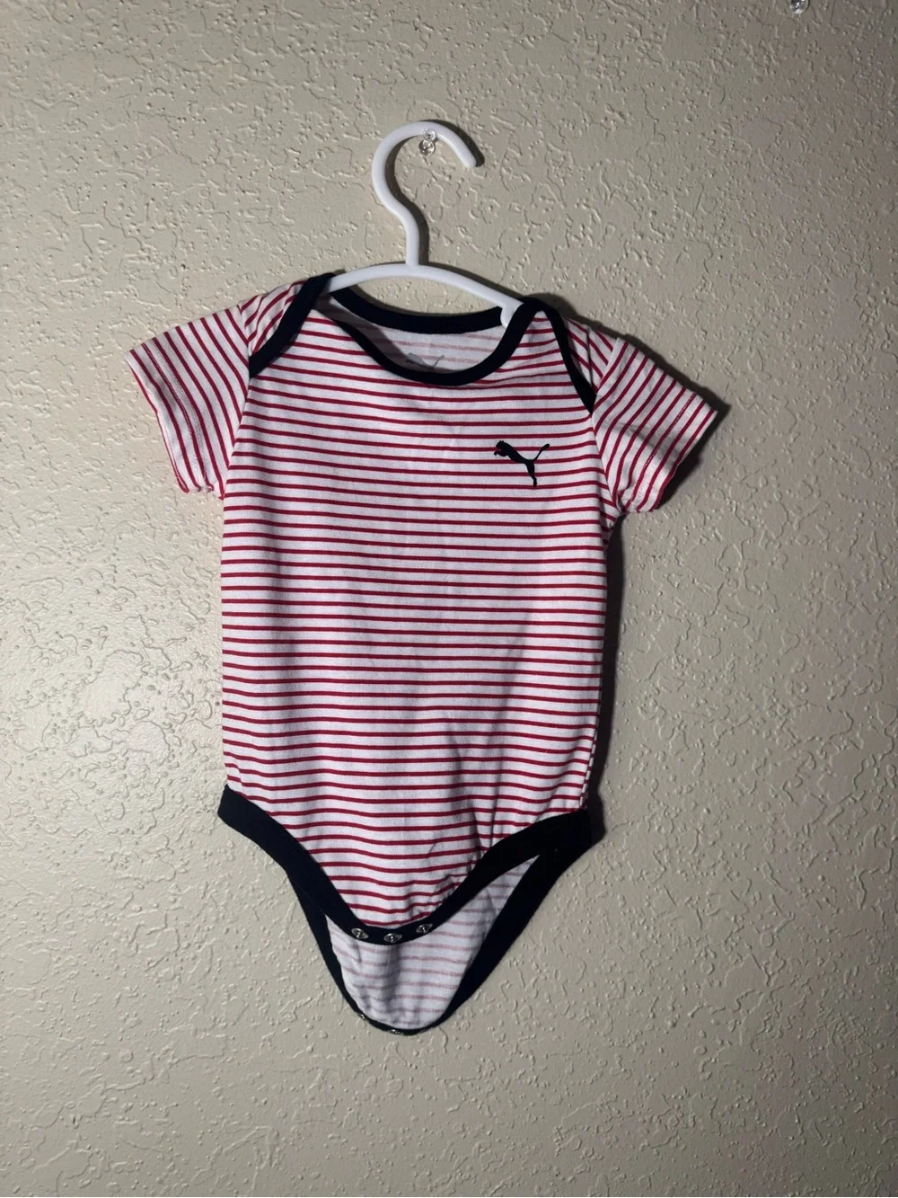 Puma Baby Boy 0-3M Bodysuit Lot 4 Pack Short Sleeve Onesies